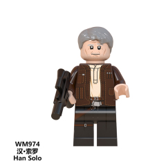 WM6091 Star wars C-3PO Skywalker Tarfful Han solo Paz vizla Luke Palpatine Obi wan mini figures juguetes mini toys building blocks sets Toys for kids