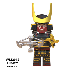 WM6096 Anime Japanese Samurai mini figures juguetes mini toys building blocks sets Toys for kids