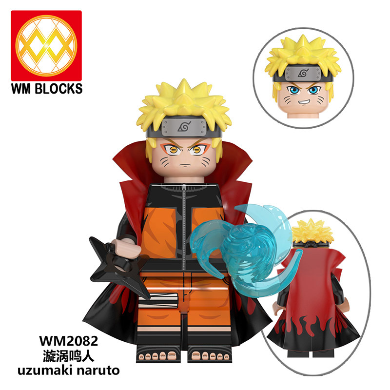 WM6105 Anime Naruto Uchiha obito kakashi sasori pein sasuke mini figures juguetes mini toys building blocks sets Toys for kids