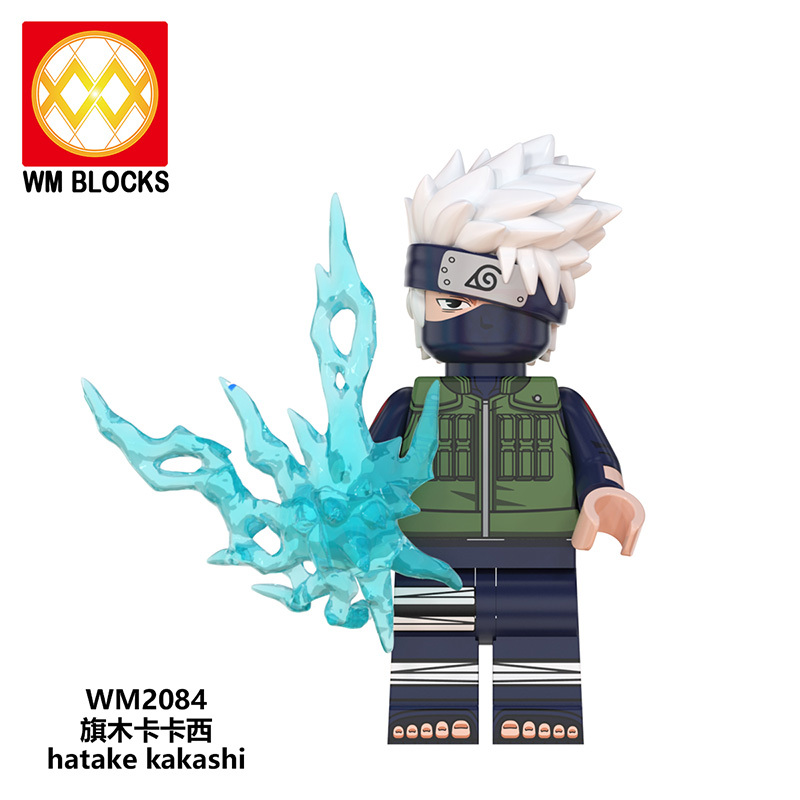 WM6105 Anime Naruto Uchiha obito kakashi sasori pein sasuke mini figures juguetes mini toys building blocks sets Toys for kids