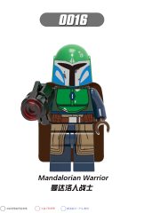 G0102 Star Wars Minifigs Mandalorian Warrior Luke Skywalker Bricks Boys Gifts Juguetes Plastic Building Block Sets Kids Toys
