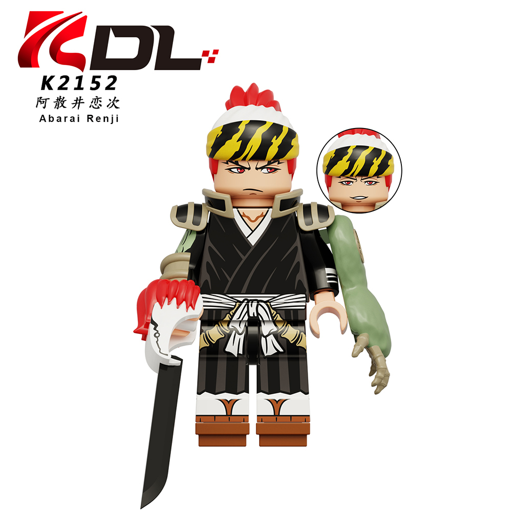 KDL820 Anime BLEACH Kurosaki Ichigo Yhwach Aizen Sousuke Hitsugaya Toushirou  Kuchiki Rukia Mini Figures Educational Action Building Blocks for Kids Gift Toys