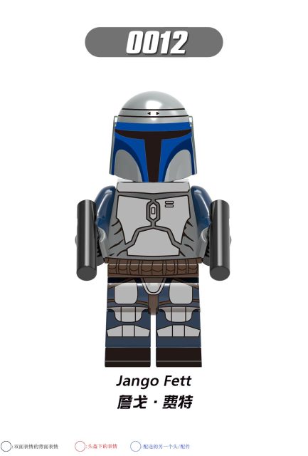 G0102 Star Wars Minifigs Mandalorian Warrior Luke Skywalker Bricks Boys Gifts Juguetes Plastic Building Block Sets Kids Toys