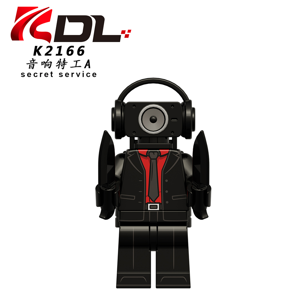 KDL822 Parasitic Urinal Toilet Man Titan Audio Man Secret Service Skibidi Toilet Game Series Characters Building Blocks Minifigures Educational Children Gift Toys