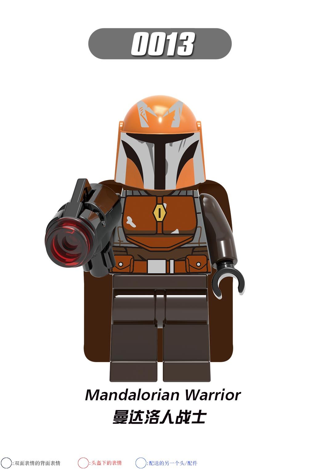 G0102 Star Wars Minifigs Mandalorian Warrior Luke Skywalker Bricks Boys Gifts Juguetes Plastic Building Block Sets Kids Toys