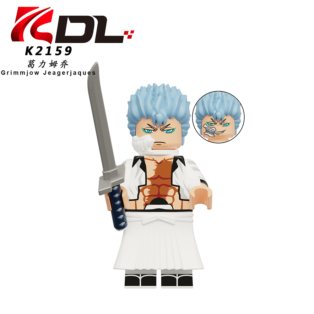 KDL820 Anime BLEACH Kurosaki Ichigo Yhwach Aizen Sousuke Hitsugaya Toushirou  Kuchiki Rukia Mini Figures Educational Action Building Blocks for Kids Gift Toys