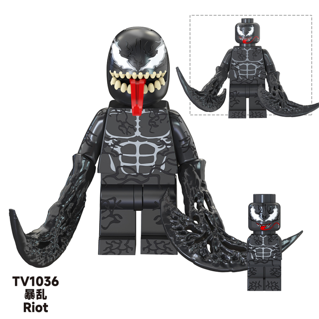 TV6205  Marvel Comics Super Heroes Wolverine Omni Man Deadpool  Mini Bricks Building Block Figure Toys For Kids