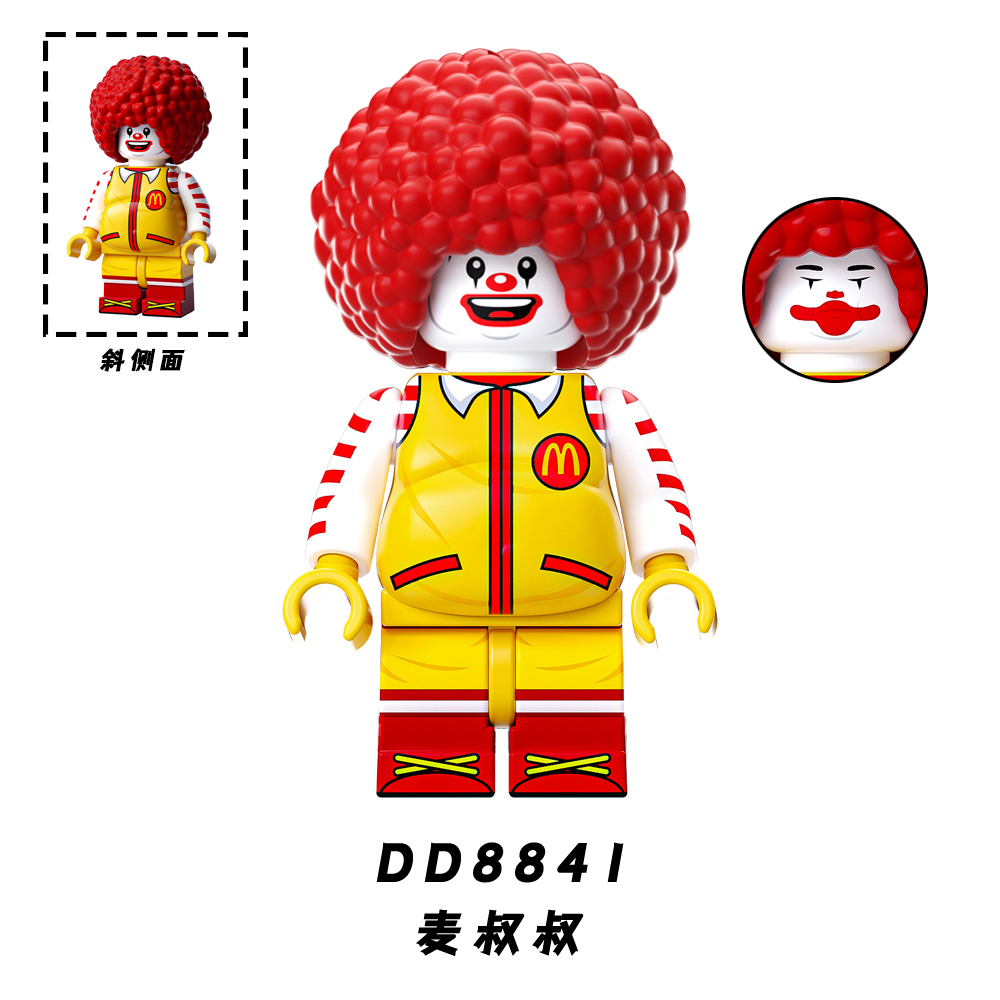 DD8841-DD8848 Cartoon Anime Huge Belly Stormtrooper Mini Toys Action Figs Diy Juguetes Building Blocks Sets Model Toys For Kids