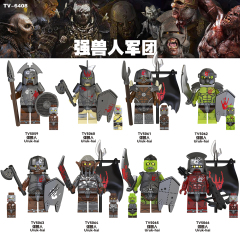 TV6408 Movies Uruk-hai Weapons Soldier Figures Juguetes Child DIY Building Block Sets Children Educational Kids Toys