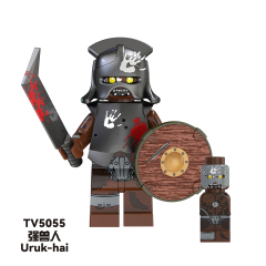 TV6407 Movies Uruk-hai Weapons Soldier Figures Juguetes Child DIY Building Block Sets Children Educational Kids Toys