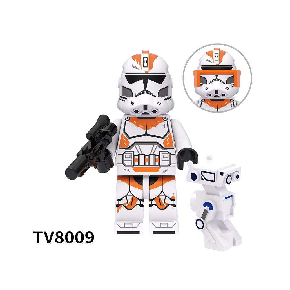 TV6102  Star Wars Movie Character 212 Clone Gunner  Airbrne Trooper Boy Juguetes Mini Building Blocks Educational Kids Toys
