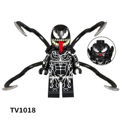 TV6203 Marvel Comics Super Heroes Riot Venom Carnage Anti-Venom Deadpool Mini Bricks Building Block Figure Toys For Kids