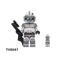 TV6107 Star War Leia Organa Han Solo Satine Kryze Clone Trooper Ahsoka Commander Building Block Figure Toy Bricks