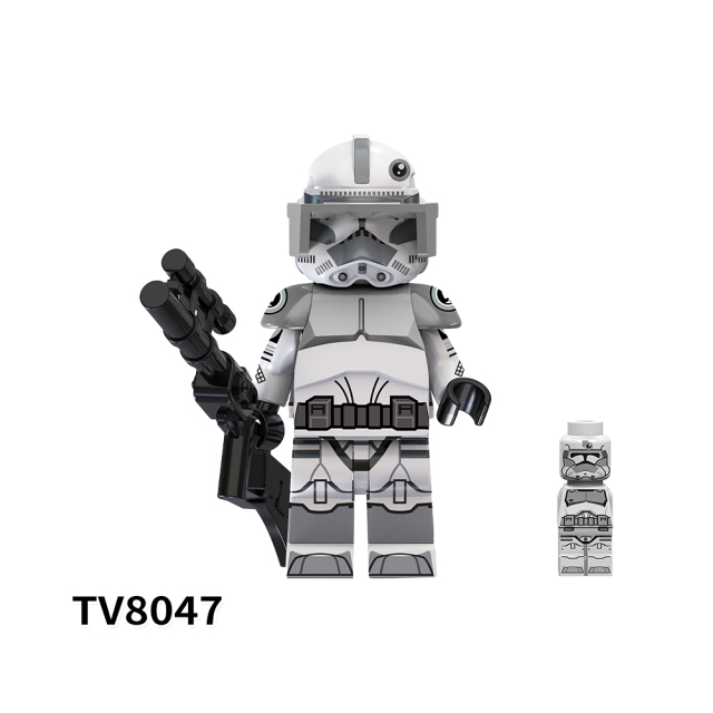 TV6107 Star War Leia Organa Han Solo Satine Kryze Clone Trooper Ahsoka Commander Building Block Figure Toy Bricks