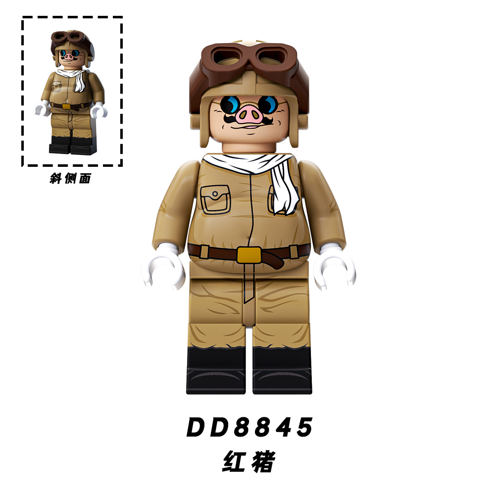 DD8841-DD8848 Cartoon Anime Huge Belly Stormtrooper Mini Toys Action Figs Diy Juguetes Building Blocks Sets Model Toys For Kids