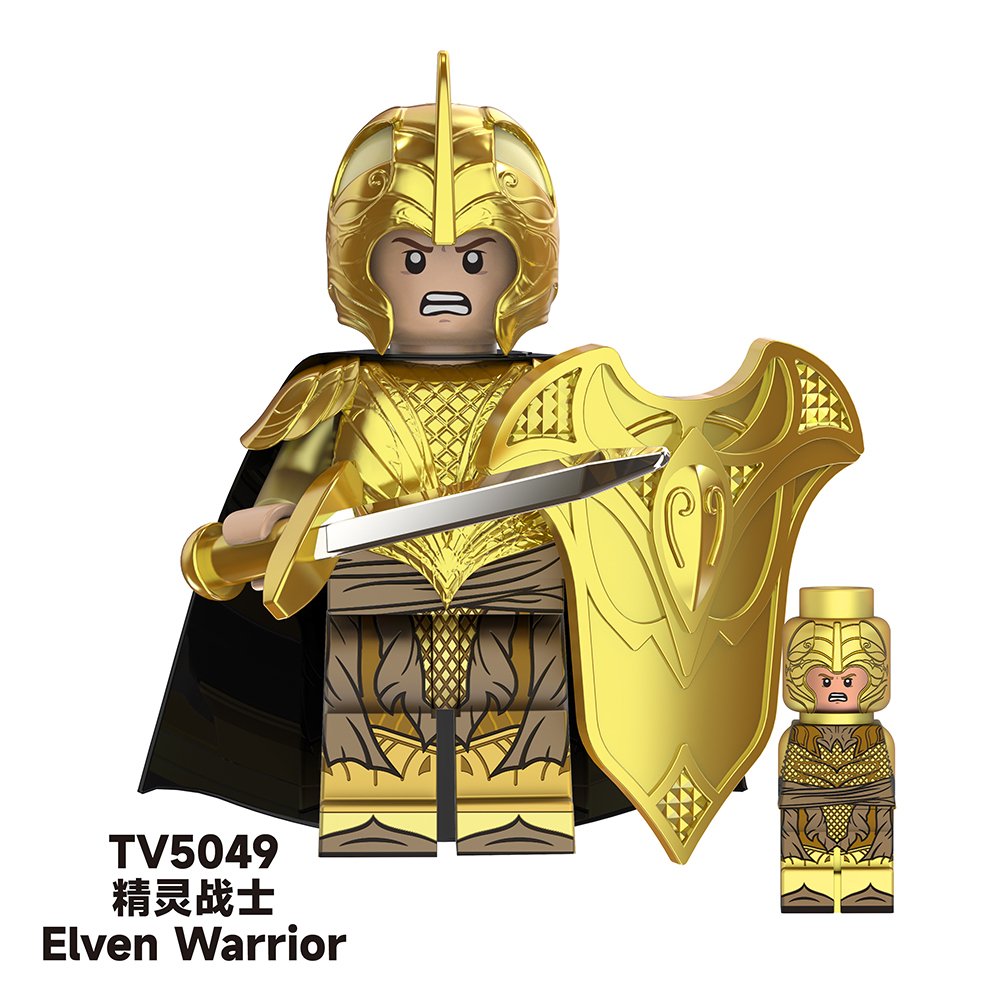 TV6406 Lord Of The Rings Movie Elven Warrior Archer Haldir Mini Bricks Building Block Figure Plastic Educational Kids Toys