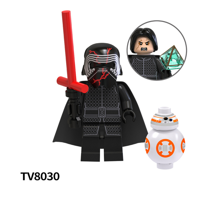 TV6104  Star Wars Movie Character Darth Maul Obi-Wan Minifigs Boy Juguetes Mini Building Blocks Educational Kids Toys