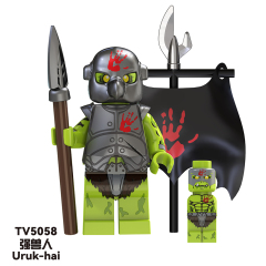 TV6407 Movies Uruk-hai Weapons Soldier Figures Juguetes Child DIY Building Block Sets Children Educational Kids Toys