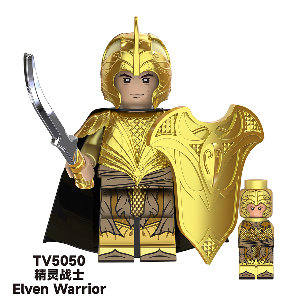 TV6406 Lord Of The Rings Movie Elven Warrior Archer Haldir Mini Bricks Building Block Figure Plastic Educational Kids Toys