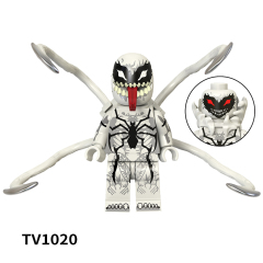 TV6203 Marvel Comics Super Heroes Riot Venom Carnage Anti-Venom Deadpool Mini Bricks Building Block Figure Toys For Kids