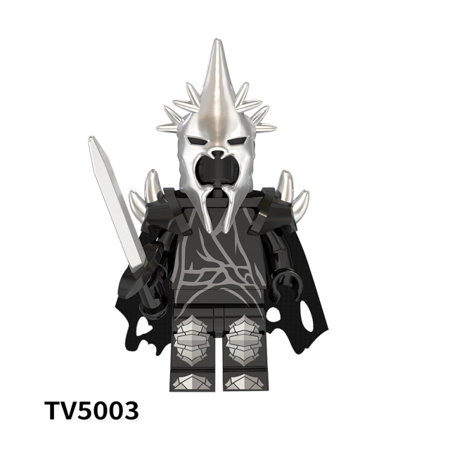 TV6401 Lord Of The Rings Goblin Ringwraith Sauron Witch-king Movie Mini Bricks Building Block Figure Plastic Educational Kids Toys