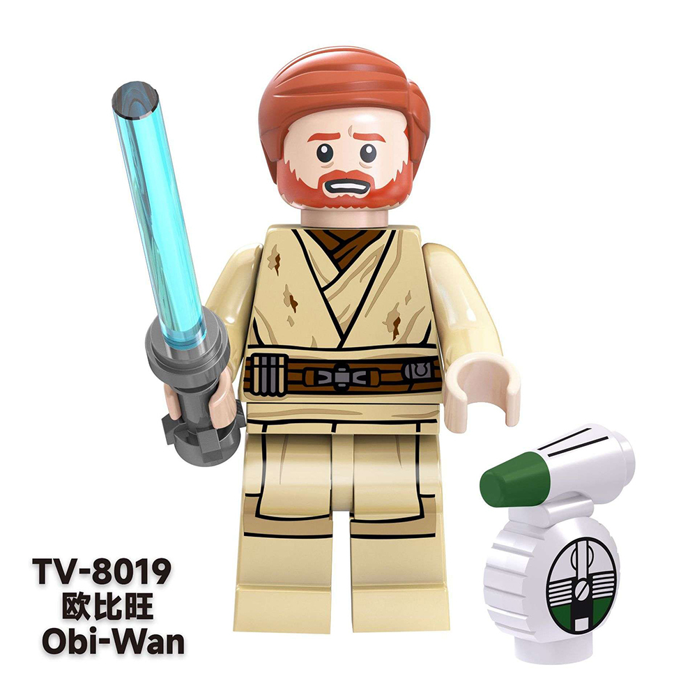 TV6103  Star Wars Movie Character Cal Kestis Rahm Kota Obi-Wan Minifigs Boy Juguetes Mini Building Blocks Educational Kids Toys