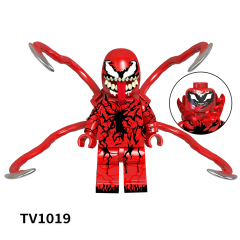 TV6203 Marvel Comics Super Heroes Riot Venom Carnage Anti-Venom Deadpool Mini Bricks Building Block Figure Toys For Kids