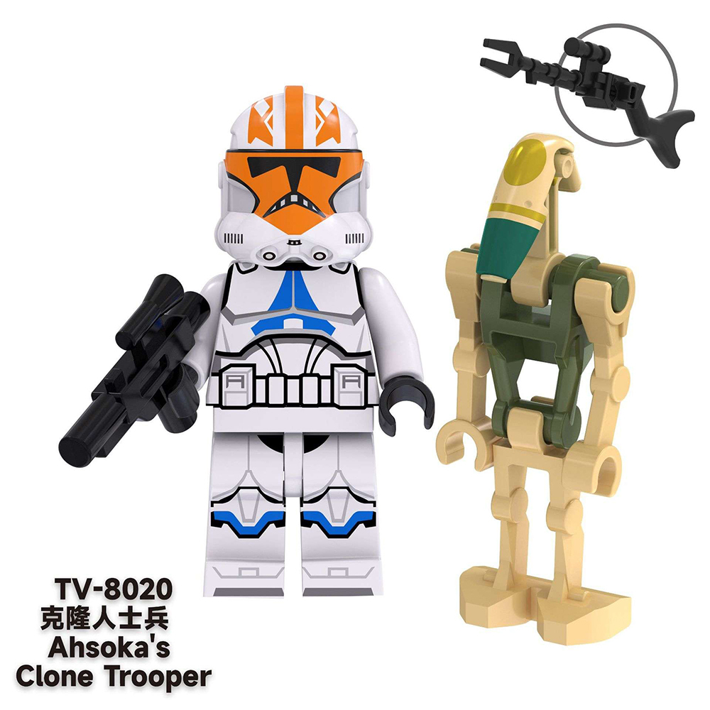TV6103  Star Wars Movie Character Cal Kestis Rahm Kota Obi-Wan Minifigs Boy Juguetes Mini Building Blocks Educational Kids Toys