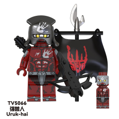 TV6408 Movies Uruk-hai Weapons Soldier Figures Juguetes Child DIY Building Block Sets Children Educational Kids Toys