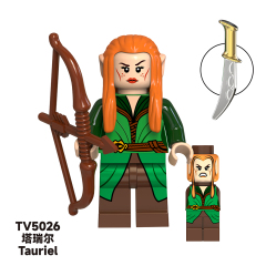 TV6402 Lord Of The Rings Movie Aragorn Elrond Boromir Elves Mini Bricks Building Block Figure Plastic Educational Kids Toys