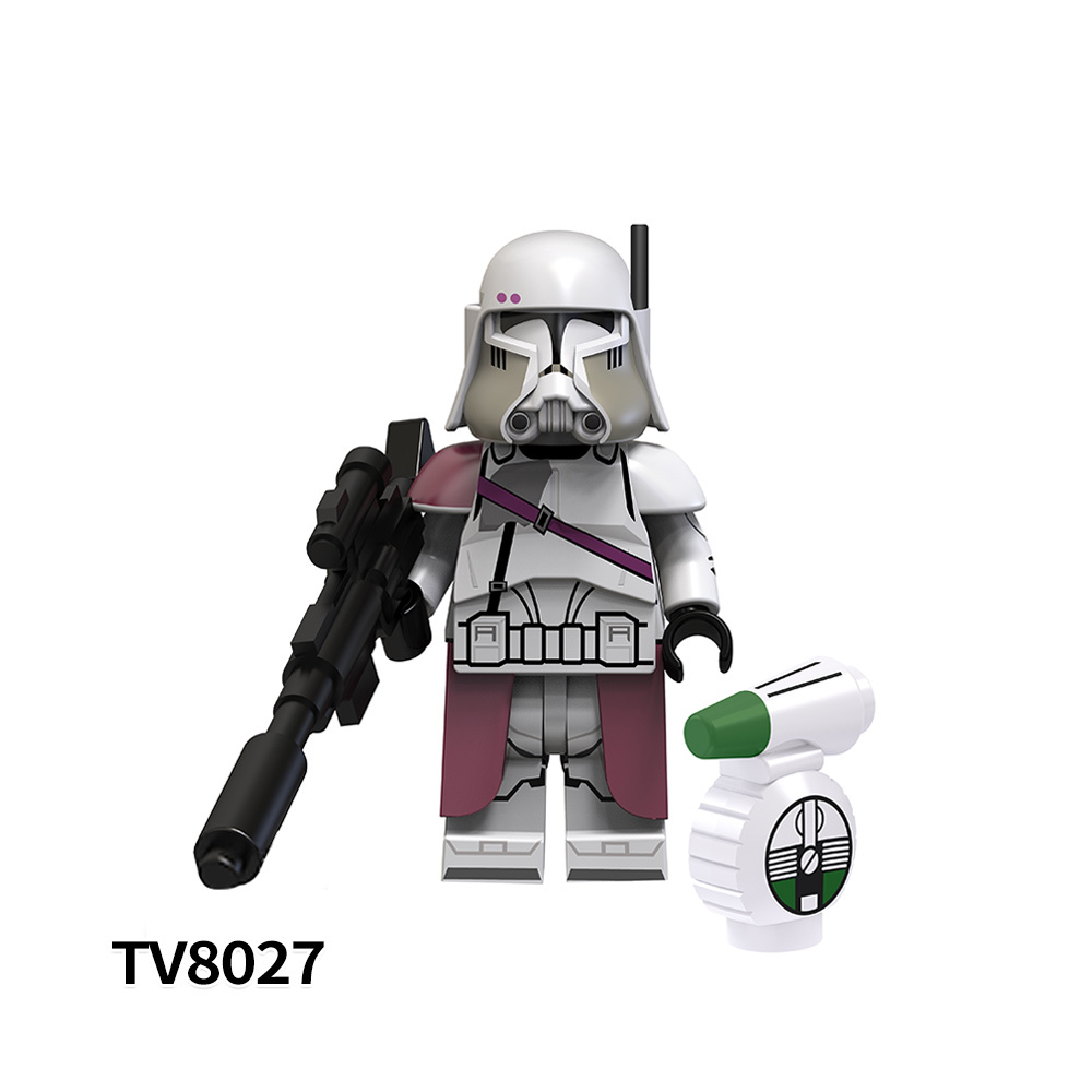 TV6104  Star Wars Movie Character Darth Maul Obi-Wan Minifigs Boy Juguetes Mini Building Blocks Educational Kids Toys