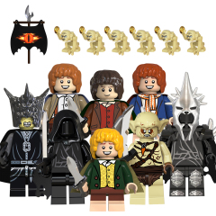TV6401 Lord Of The Rings Goblin Ringwraith Sauron Witch-king Movie Mini Bricks Building Block Figure Plastic Educational Kids Toys