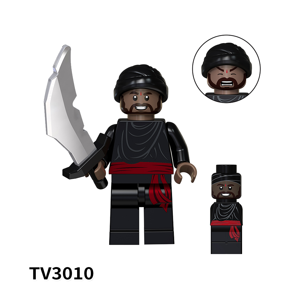 TV6301 Raiders of the Lost Ark Movie Assemble Indiana Jones  Dr. Rene Belloq Educational Building Blocks for Kids Gift Toys