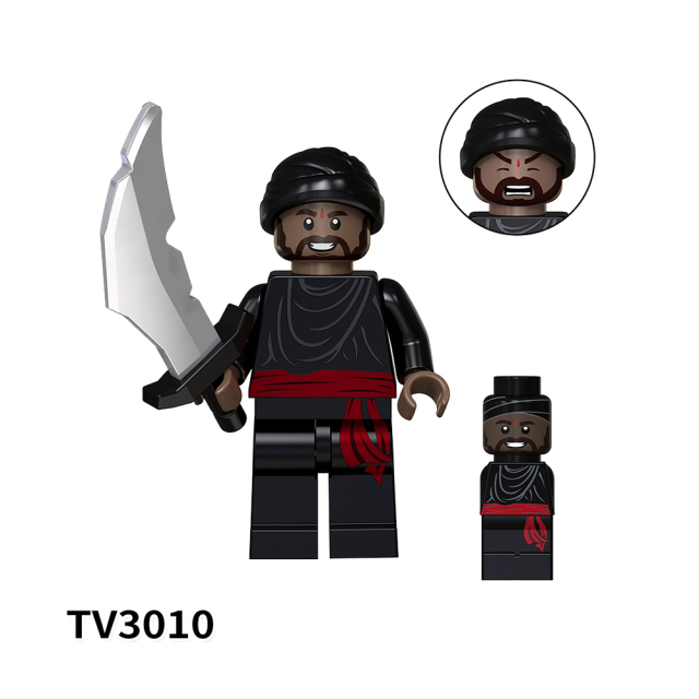 TV6301 Raiders of the Lost Ark Movie Assemble Indiana Jones  Dr. Rene Belloq Educational Building Blocks for Kids Gift Toys