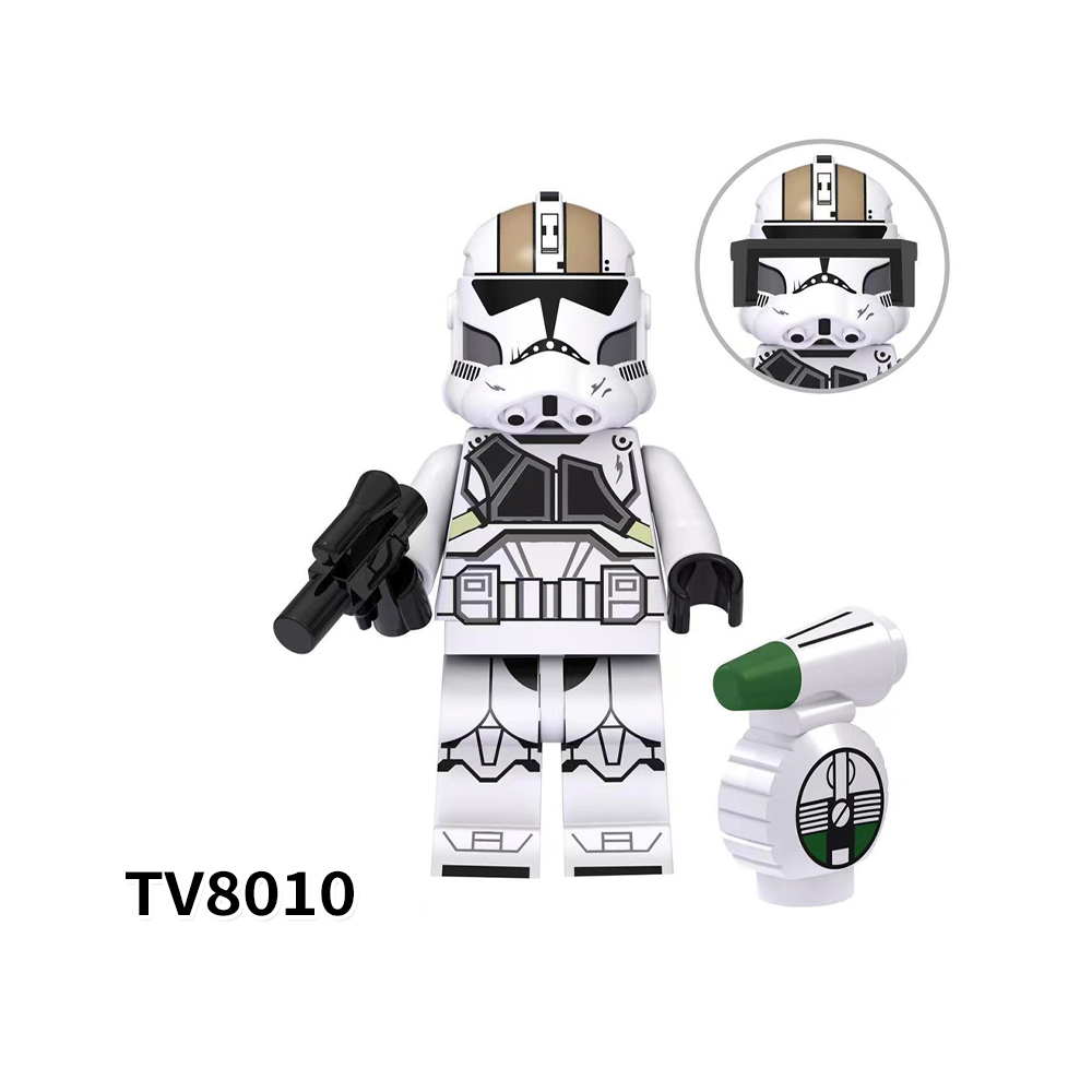 TV6102  Star Wars Movie Character 212 Clone Gunner  Airbrne Trooper Boy Juguetes Mini Building Blocks Educational Kids Toys