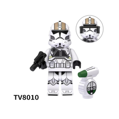TV6102  Star Wars Movie Character 212 Clone Gunner  Airbrne Trooper Boy Juguetes Mini Building Blocks Educational Kids Toys