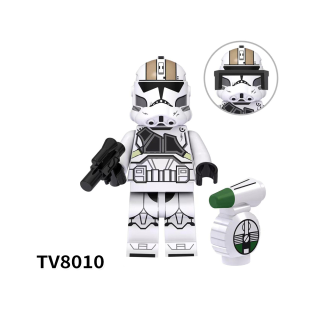 TV6102  Star Wars Movie Character 212 Clone Gunner  Airbrne Trooper Boy Juguetes Mini Building Blocks Educational Kids Toys
