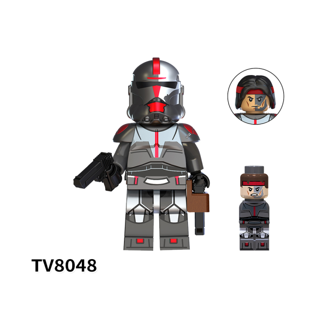 TV6107 Star War Leia Organa Han Solo Satine Kryze Clone Trooper Ahsoka Commander Building Block Figure Toy Bricks