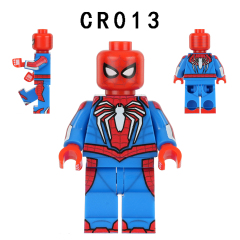 CR013-014  Super Heroes Movie Character Peter Parker Spider-Man Collect Bricks Educational Building Blocks Children Mini Toys