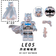 LE04-06  Movie DC Comic SuperHero Second Style Thermal Batman Juguetes Minifigs Building Blocks Sets Educational  Kids Toys