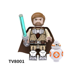 TV6101 Star Wars Movie Character Obi-Wan Rahm Kota Clone Trooper Mini Building Blocks Educational Kid Boy Toy