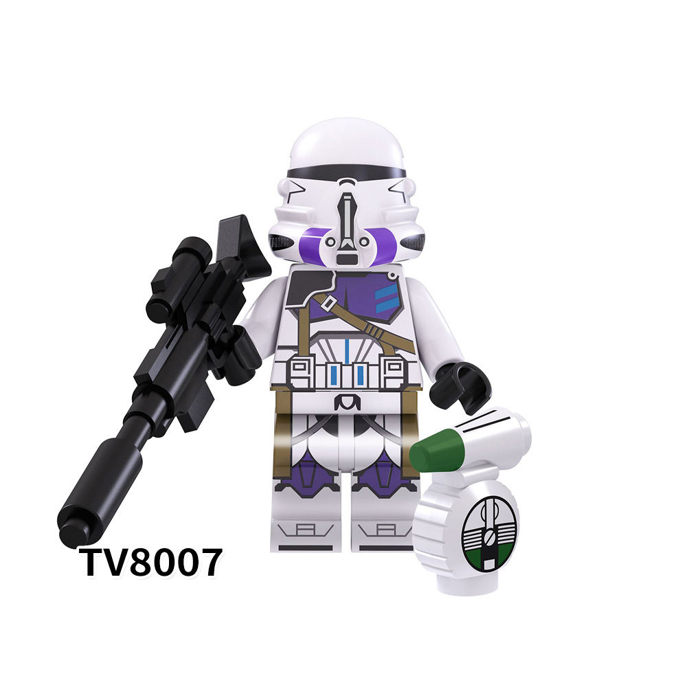 TV6101 Star Wars Movie Character Obi-Wan Rahm Kota Clone Trooper Mini Building Blocks Educational Kid Boy Toy