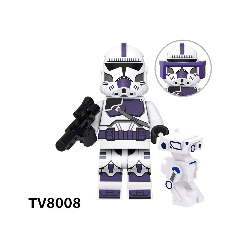 TV6101 Star Wars Movie Character Obi-Wan Rahm Kota Clone Trooper Mini Building Blocks Educational Kid Boy Toy