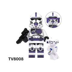 TV6101 Star Wars Movie Character Obi-Wan Rahm Kota Clone Trooper Mini Building Blocks Educational Kid Boy Toy