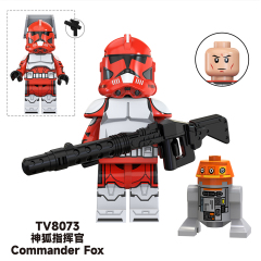 TV6110 Star Wars Movies Commander Fox Figures Guns And Weapons Army Juguetes Puzzle Plastic Building Block Sets Educational Kids Toys