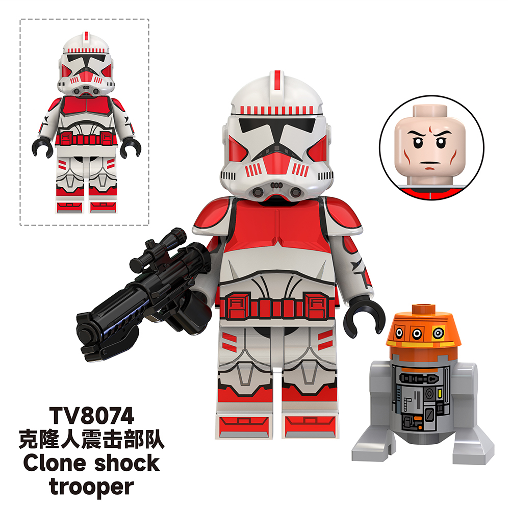 TV6110 Star Wars Movies Commander Fox Figures Guns And Weapons Army Juguetes Puzzle Plastic Building Block Sets Educational Kids Toys