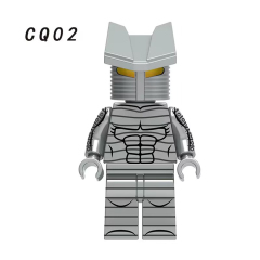 CQ02 Marvel Comics Super Heros Christmas Destroyer Villain Iron And Steel Armour Helmet Plastic Blocks Mini Building Block Toys Boys Kids