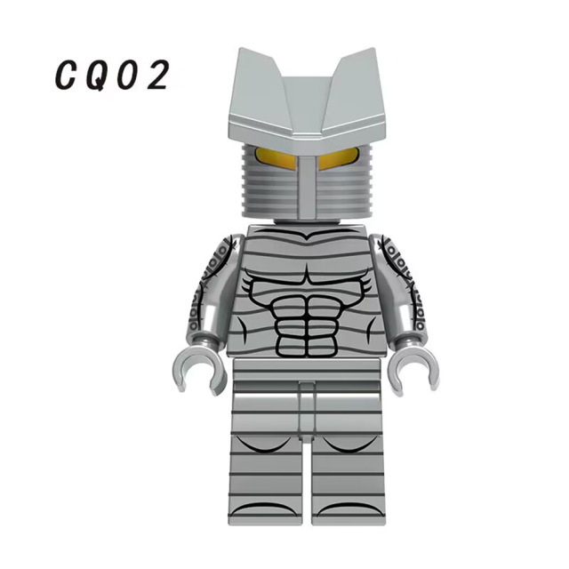 CQ02 Marvel Comics Super Heros Christmas Destroyer Villain Iron And Steel Armour Helmet Plastic Blocks Mini Building Block Toys Boys Kids