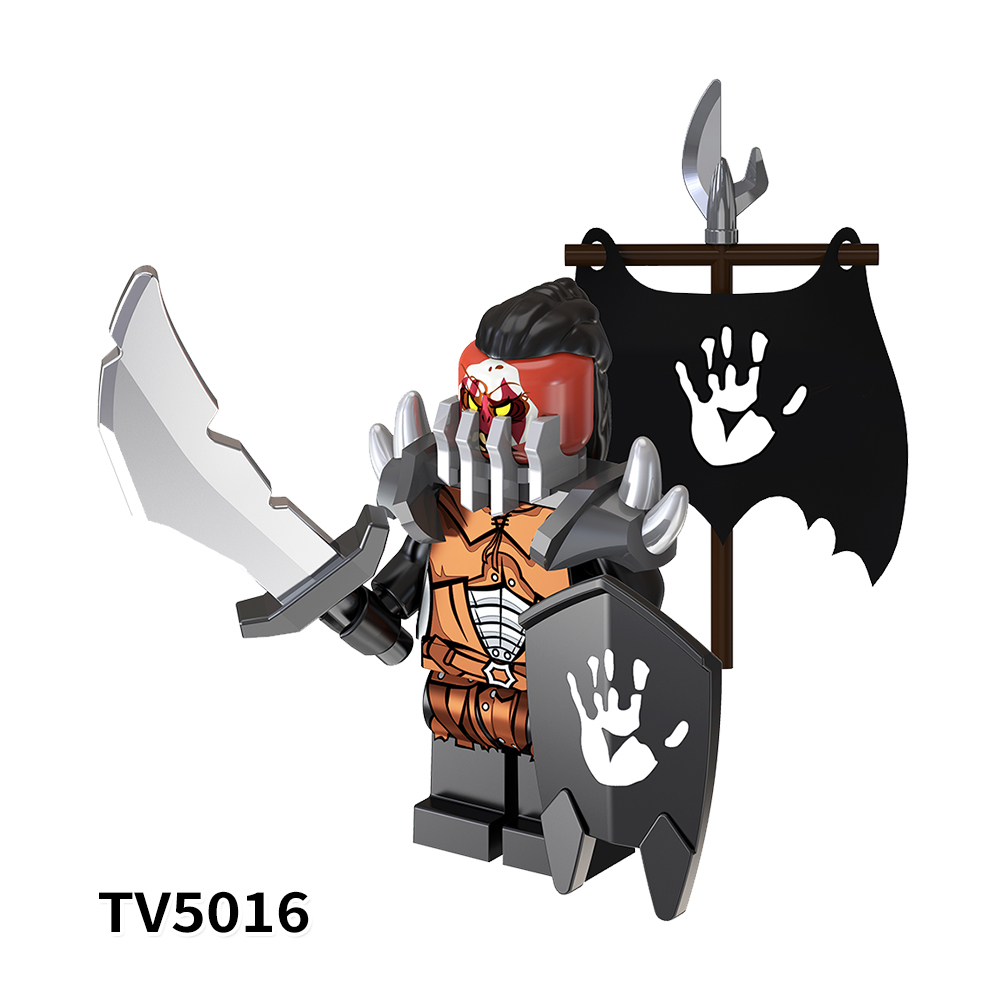 TV6402 Lord Of The Rings  Movie ORCS Uruk-haf Goblin  Mini Bricks Building Block Figure Plastic Educational Kids Toys
