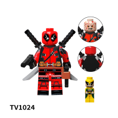 TV6203 Marvel Comics Super Heroes Riot Venom Carnage Anti-Venom Deadpool Mini Bricks Building Block Figure Toys For Kids
